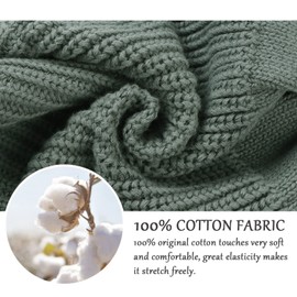 Pesaat Baby Hat Boys Knitted Hat Soft Cotton Girls Hat Children's Hat Warm Winter Hat 0-5 Years Winter Autumn, Navy + Grey Green + Walnut