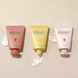 Banana [3개] 포켓 핸드 크림 30ml [피치(3개입)] [3 pieces] Pocket Hand Cream 30ml [Peach (3 pieces)]