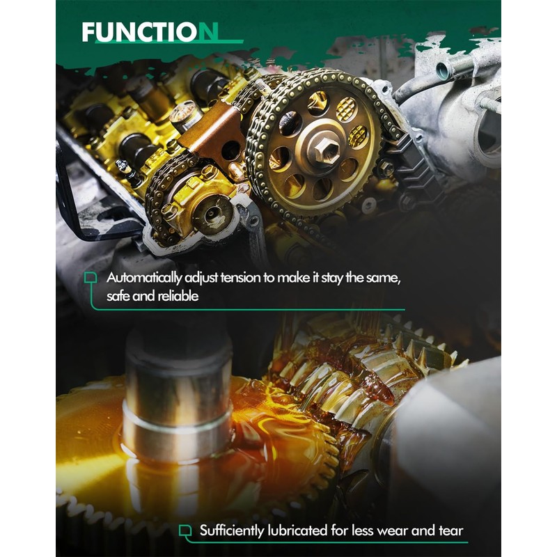 SCITOO Engine Timing Chain With Water Pump Kit Replaces for