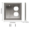 Henne Bery Sunken Pearls Decorative Wall Plate Switch Plate Outlet
