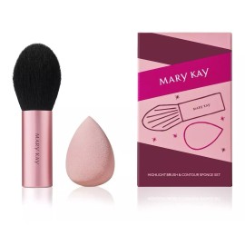 Mary Kay Set De Brocha Y Esponja Para Maquillaje Mk