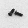 EMSea 50pcs M4x10mm Round Head Cross Fixing Screws Black Machine