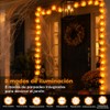 Guirnalda de Cempasúchil LED, 4.5 Metros, 30 Luces, 30 Flores