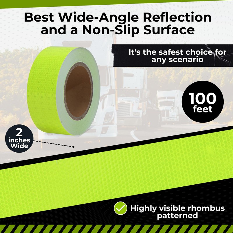 DOT C2 Reflective Tape 2IN x 100 FT - Safety