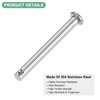 M METERXITY 10-Pack Single Hole Clevis Pins, M5 x 50mm