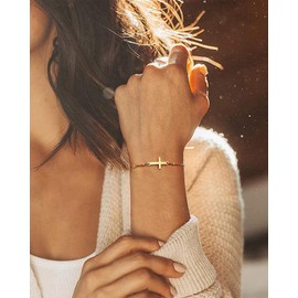 Tarsus Christian Gifts for Women, Best Friend Religious Gifts for Women Christian Jewelry Cross Bracelet for Women
