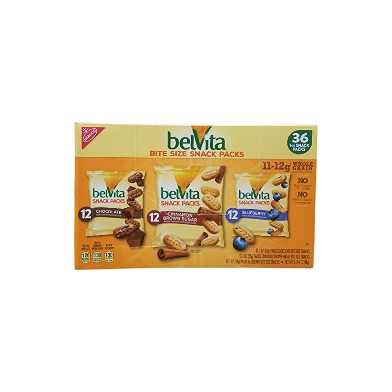 Belvita Snacks Variety Pack, 36 Ounce (Pack of 36)