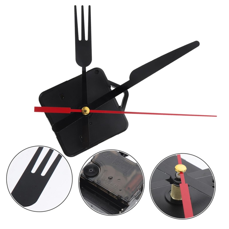 TEHAUX 1 Set DIY Clock Mechanism Replacement Kit Silent Quartz