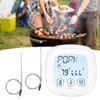 Touch Screen Digital Barbecue Thermometer with Timing Function Kitchen Cooking