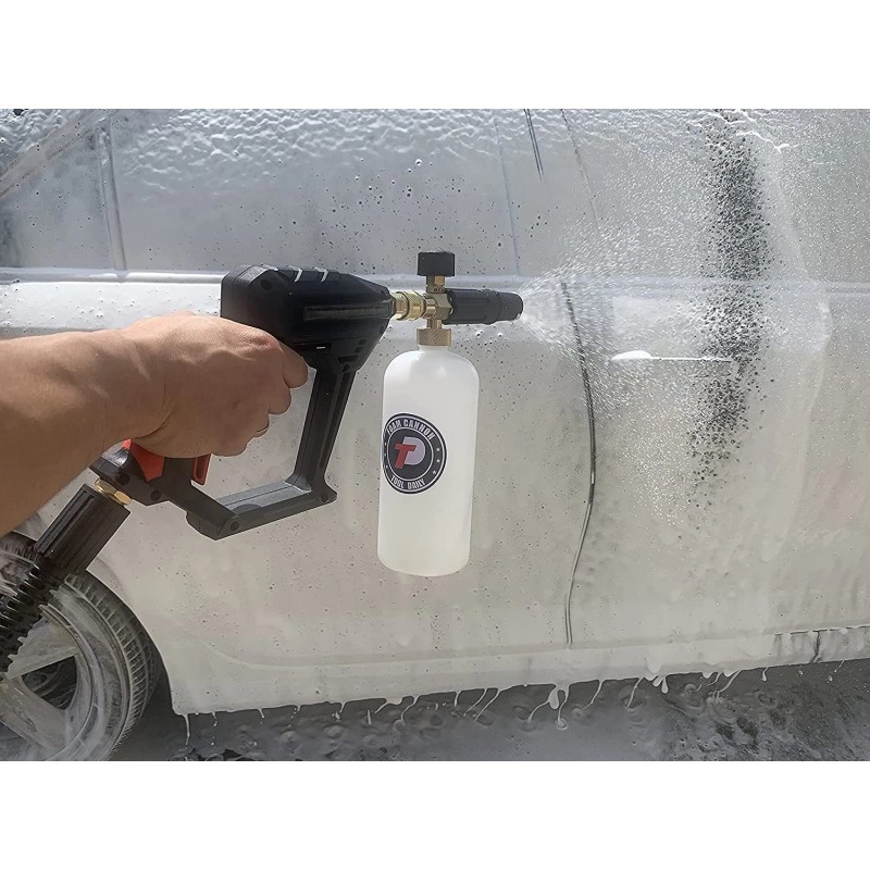 Tool Daily Short Pressure Washer Gun With Foam Cannon, 1/4