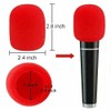 BuxiuGK Pack of 20 Microphone Windbreaks, Colour Thickened Microphone Cover,