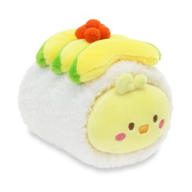 Anirollz Stuffed Animal Plush Toy – Small Sushi Food Theme Outfitz Plush Doll | Soft, Squishy, Warm, Cute, Comfort, Safe | Birthday Gift Pillow with Chick in Avocado Sushi 6" Chickiroll