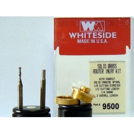 Whiteside Router Bits 9500 Solid Brass Inlay Kit by Whiteside Router Bits