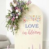 Capiont Love in Bloom Decal - Bridal Shower Party Decal