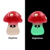 Glow in The Dark Mushroom Family Hinge Heads - Door
