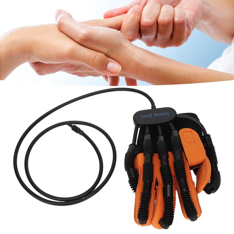 Hand Rehabilitation Robort Glove Soft Resin Fibre Perfect Fitting Finger