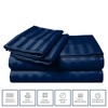 Pamposh Satin Stripe Duvet Cover Set Single Bed Premium Hotel