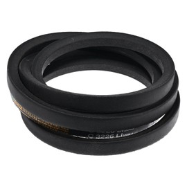 uxcell C127 Drive V-Belt, 130.5" Outside Circumference Rubber Wrapped Industrial V-Belt Classical C-Section Drive Transmission Belt for Power Transmission, Black