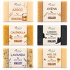 PACALLI Jabones Artesanales 6 Pack - Avena, Caléndula y Miel