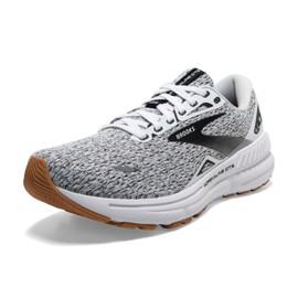 Brooks Men’s Adrenaline GTS 23 Supportive Running Shoe - White/Black - 12 Medium