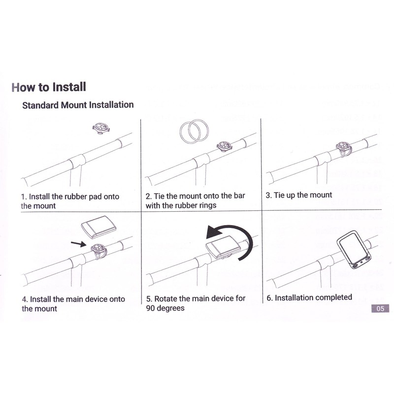 Mingzhe Bike Computer GPS Wireless Waterproof ANT+ Sensor and BT