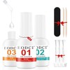 Eodci 3pcs Dip Powder System Essentials Kit, 15 ml Dipping