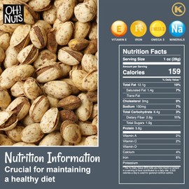 Oh! Nuts Spiced Pistachios with Chili Lemon Flavor, 2 LB – Bold & Tangy Snack, Tajin-Style Seasoning, Chili Roasted Nuts – Packed in Freshness-Sealed Resealable Bag