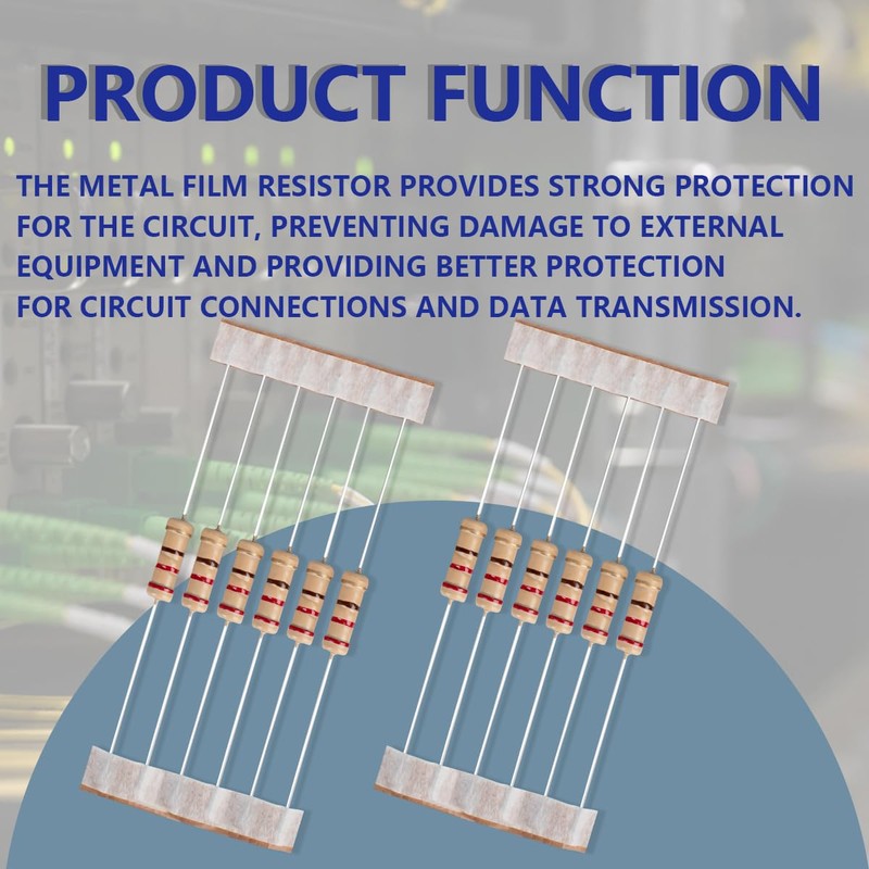 Innfeeltech 50 Pcs 1W 5% Tolerance 220 Ohm Carbon Film