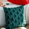 18x18 inch Christmas Tree Pillow Covers（2 PCS），Christmas Decoration Beige Soft