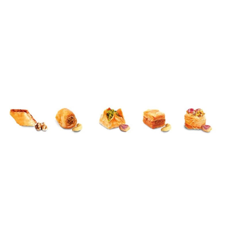 Simply Baklava Mediterranean Bite Size Sweets 450 Gr