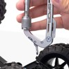 GP Carabiner, American Design, GPCA, Super Carabiner, 8 Tools (Titanium)
