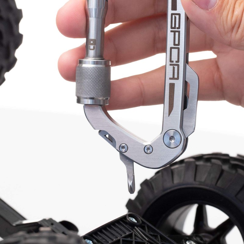 GP Carabiner, American Design, GPCA, Super Carabiner, 8 Tools (Titanium)