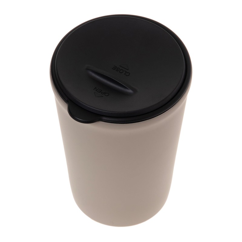 Maebata Couleur Crew Lidded Tumbler, Brown, 320ml, 69245