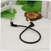 KONTONTY Stereo Audio Jack Cable Long Double Elbow Male to