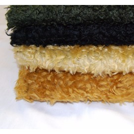 celloexpress Blossom Pink Curly Fur - 15mm Pile Teddy Bear & Soft Toy Making Faux Animal Fabric (1/4m - 50cm x 75cm)