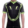 Outdoor Sports Bike Bicycle Clothing Short Sleeve Suit Green (S)