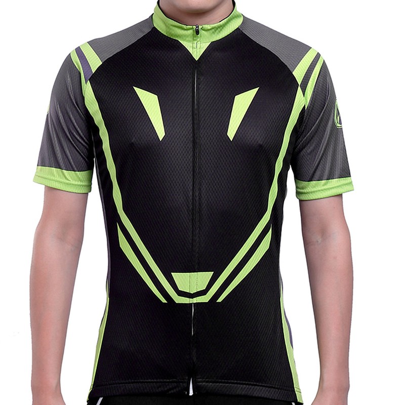 Outdoor Sports Bike Bicycle Clothing Short Sleeve Suit Green (S)
