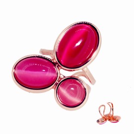 LONGRN-Magnetic Copper Ring adjustable size for Women and Men with 3 Magnets