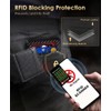 Carbon Fiber RFID Blocking Wallet for Men Slim Minimalist Card