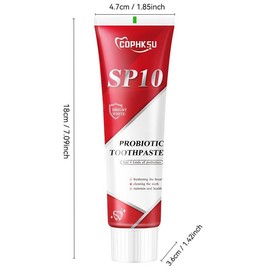 COPHKSU Probiotic Toothpaste, 1/2/3/4/5 Counts Tooth Brightening Cream, Oral Care Toothpaste for Freshing Breath, Dental Care Products for Men & Women - Specification: 1 Count, net weight: 100g