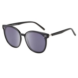 DUCO Retro Round Polarized Sunglasses for Women Men Oversized Vintage Shades W017