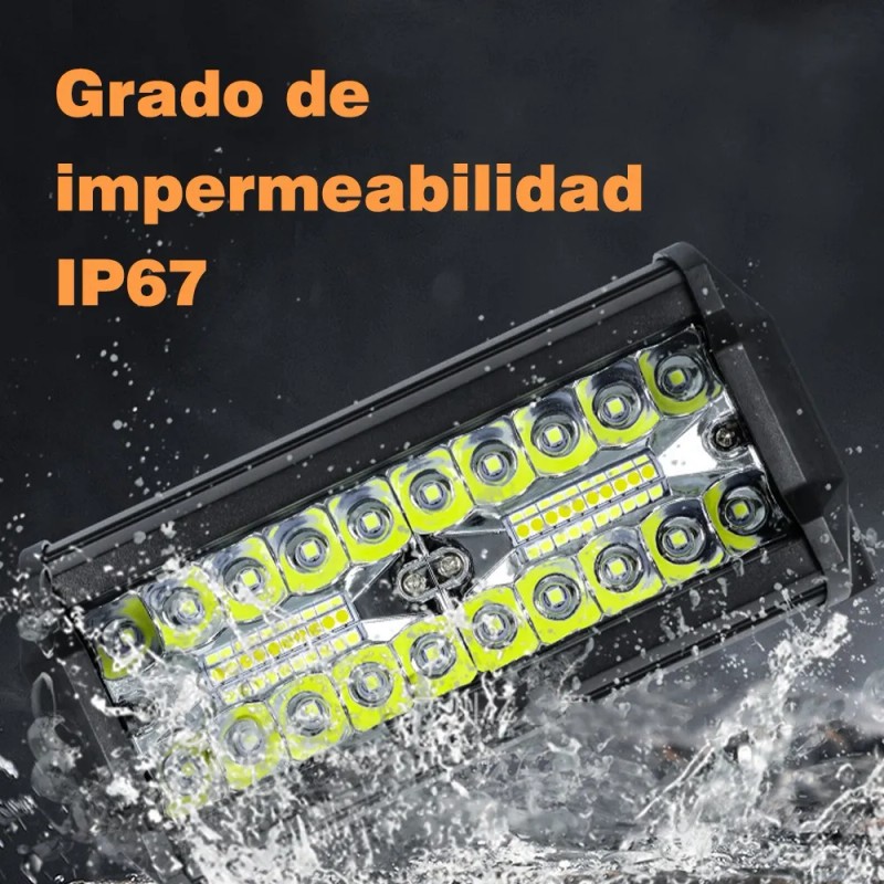 Un Par De Faros Auxiliares De 7 Pulgadas 120w 6000k