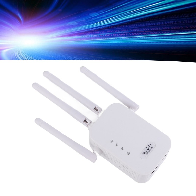 WiFi Extender 300Mbps 4 Antenna Strong Signal Transmission Efficient Heat