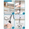 Kitchen Faucets with Pull Down Sprayer,Waterfall Kitchen Sink Faucet,Commercial Utility