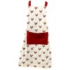 KitchenCraft 'French Hen' Adjustable 100% Cotton Printed Cooking Apron -