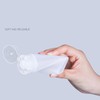 MORICOH Pack of 5 Transparent Refillable Empty Tubes, Sample Containers,