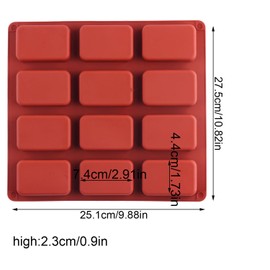 EPYHREHM Mini Loaf Pan Silicone Chocolate Molds For Bread Chocolate Candy