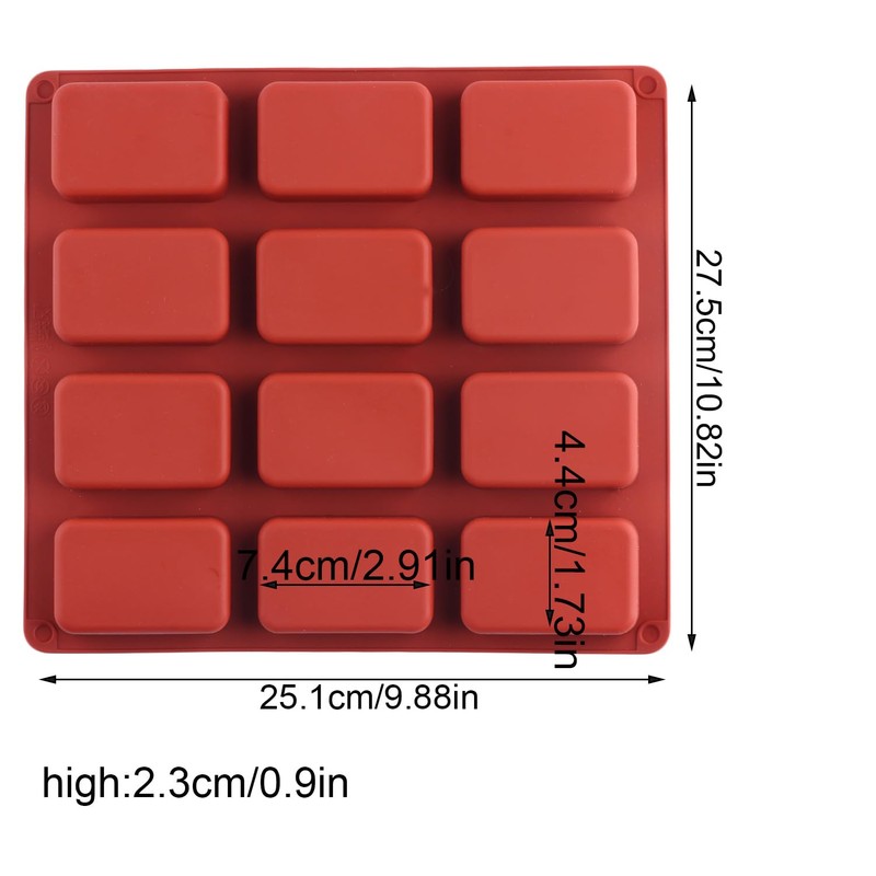 EPYHREHM Mini Loaf Pan Silicone Chocolate Molds For Bread Chocolate