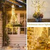 YITING 10 Strands 200 LEDs Solar Powered Twinkle Firefly Bunch
