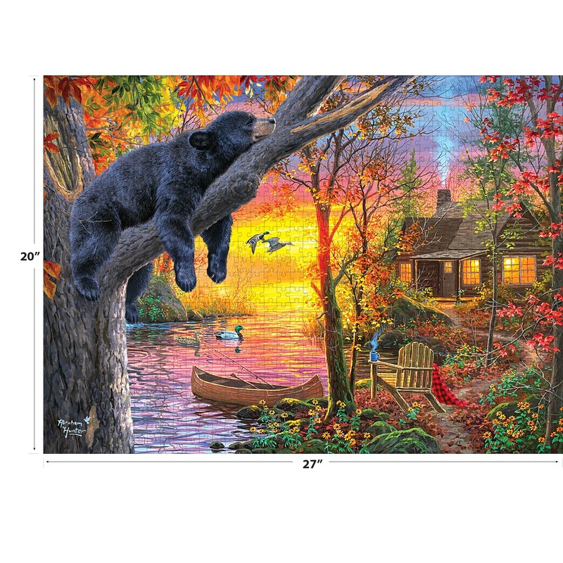 RoseArt - Abraham Hunter - Sleepy - 1000 Piece Jigsaw